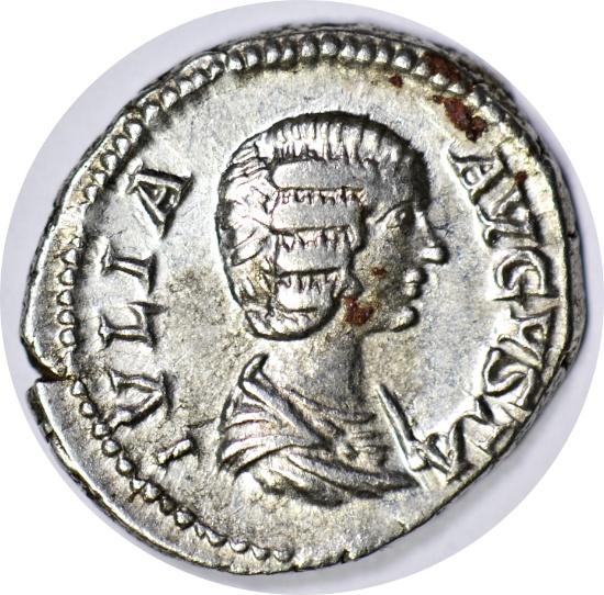 ANCIENT ROME - JULIA DOMNA - 193 AD - SILVER DENARIUS