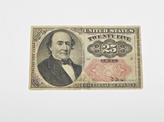 FRACTIONAL CURRENCY - 25 CENT NOTE - FIFTH ISSUE