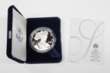 2004 PROOF SILVER EAGLE in BOX with COA
