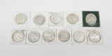 11 PEACE DOLLARS - 1922 to 1926