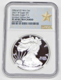 2021-W TYPE 1 PROOF SILVER EAGLE - LIMITED EDITION SET - NGC PF69 ULTRA CAMEO