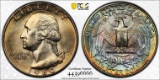 1980-D WASHINGTON QUARTER - PCGS MS66 - BEAUTIFULLY TONED - ONLY 24 GRADED HIGHER