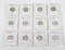 12 CIRCULATED MERCURY DIMES - 1940-D to 1945-S