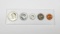 1964 UNCIRCULATED COIN SET in PLASTIC HOLDER