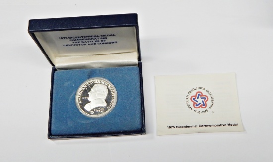 1976 BICENTENNIAL PAUL REVERE 1 OZ STERLING SILVER ROUND
