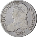 1827 CAPPED BUST HALF DOLLAR