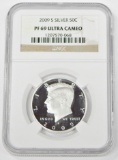 2009-S SILVER PROOF KENNEDY HALF - NGC PF69 ULTRA CAMEO