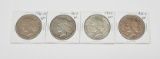 FOUR (4) BETTER DATE PEACE DOLLARS - 1926-D, 1927, 1935, 1935-S