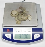 3.7 TROY OUNCES of WORLD SILVER COINS