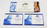 THREE (3) PROOF SETS - (2) 2006 STATE QUARTERS and 2007 COMPLETE PROOF SET with DOLLARS