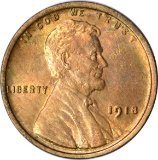 1918 LINCOLN CENT - RED UNC