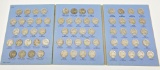 COMPLETE SET of JEFFERSON NICKELS from 1938 to 1961-D in WHIMAN FOLDER - 65 COINS