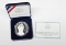2009 ABRAHAM LINCOLN PROOF SILVER DOLLAR in BOX with COA