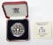 GREAT BRITAIN - 1993 CORONATION 40th ANNIVERSARY SILVER PROOF CROWN with COA