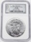 1989 SILVER EAGLE - 20th ANNIVERSARY COLLECTION - NGC MS68 - SET 46 of 2005