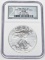 1998 SILVER EAGLE - 20th ANNIVERSARY COLLECTION - NGC MS68 - SET 46 of 2005