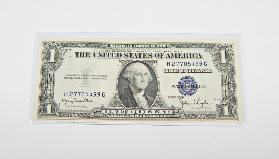 CRISP UNCIRCULATED 1935D $1 SILVER CERTIFICATE