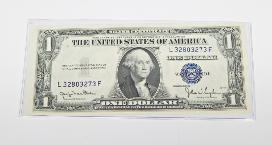 CRISP UNCIRCULATED 1935D $1 SILVER CERTIFICATE