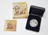 AUSTRALIA - 2014 1 OZ SILVER MEGAFAUNA DIPROTODON PROOF in BOX with COA - PERTH MINT
