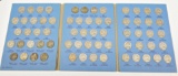 COMPLETE SET of JEFFERSON NICKELS from 1938 to 1961-D in WHIMAN FOLDER - 65 COINS