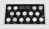 12 AU to UNC MERCURY DIMES in HOLDER - 1941 to 1945-D