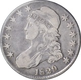 1829 CAPPED BUST HALF DOLLAR