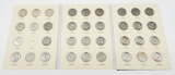 NEAR COMPLETE SET of KENNEDY HALVES from 1964 to 1985-D in WHITMAN FOLDER - 35 COINS
