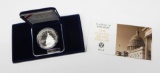 1994 U.S. CAPITOL PROOF SILVER DOLLAR in BOX with COA