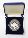 ALDERNEY - 1993 CORONATION ANNIVERSARY TWO POUNDS SILVER PROOF in BOX