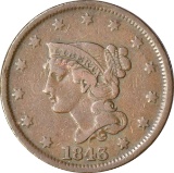 1843 LARGE CENT