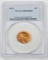 1935 LINCOLN CENT - PCGS MS65 RED