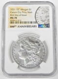 2021-CC MORGAN DOLLAR - NGC MS70 - FIRST DAY of ISSUE
