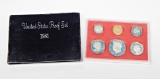 1981 PROOF SET with TYPE 2 SUSAN B. ANTHONY PROOF DOLLAR