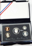 1993 PREMIER SILVER PROOF SET in BOX with COA
