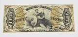 FRACTIONAL CURRENCY - THIRD ISSUE 50 CENT NOTE, JUSTICE