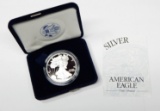 2003 PROOF SILVER EAGLE in BOX with COA
