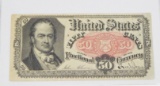 FRACTIONAL CURRENCY - FIFTH ISSUE 50 CENT NOTE, CRAWFORD