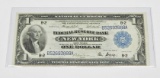1918 $1 NATIONAL CURRENCY - FEDERAL RESERVE BANK of NEW YORK
