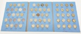 PARTIAL SET of BUFFALO NICKELS in WHITMAN FOLDER - 56 COINS