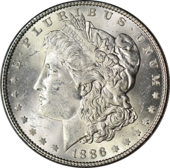 1886 MORGAN DOLLAR - UNCIRCULATED