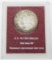 1888 MORGAN DOLLAR - UNCIRCULATED in SCARCE RED PARAMOUNT HOLDER