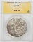 1902-O MORGAN DOLLAR - ANACS MS63 - TONED