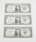 THREE (3) CONSECUTIVE UNCIRCULATED 1957A $1 SILVER CERTIFICATES