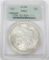 1921 MORGAN DOLLAR - PCGS MS63 - OLD GREEN HOLDER