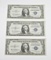 THREE (3) CONSECUTIVE UNCIRCULATED 1935E $1 SILVER CERTIFICATES