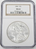 1886 MORGAN DOLLAR - NGC MS63