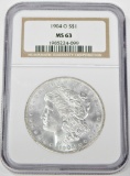 1904-O MORGAN DOLLAR - NGC MS63