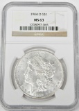 1904-O MORGAN DOLLAR - NGC MS63