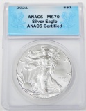 2021 SILVER EAGLE - ANACS MS70