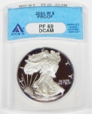 2003-W PROOF SILVER EAGLE - ANACS PF69 DCAM